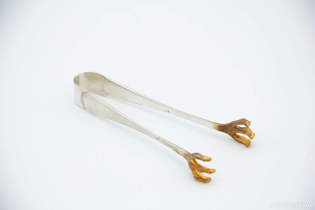 Antiquit&eacute;s: Pinzas para hielo, en plata