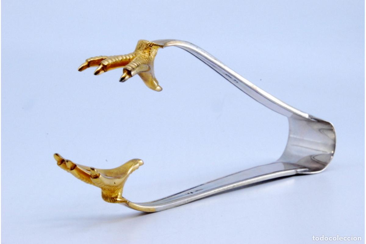 Antig&uuml;edades: Pinzas para hielo, en plata - Foto 6