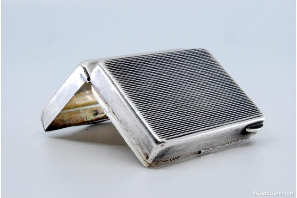Antig&uuml;edades: Pastillero, en plata - Foto 2