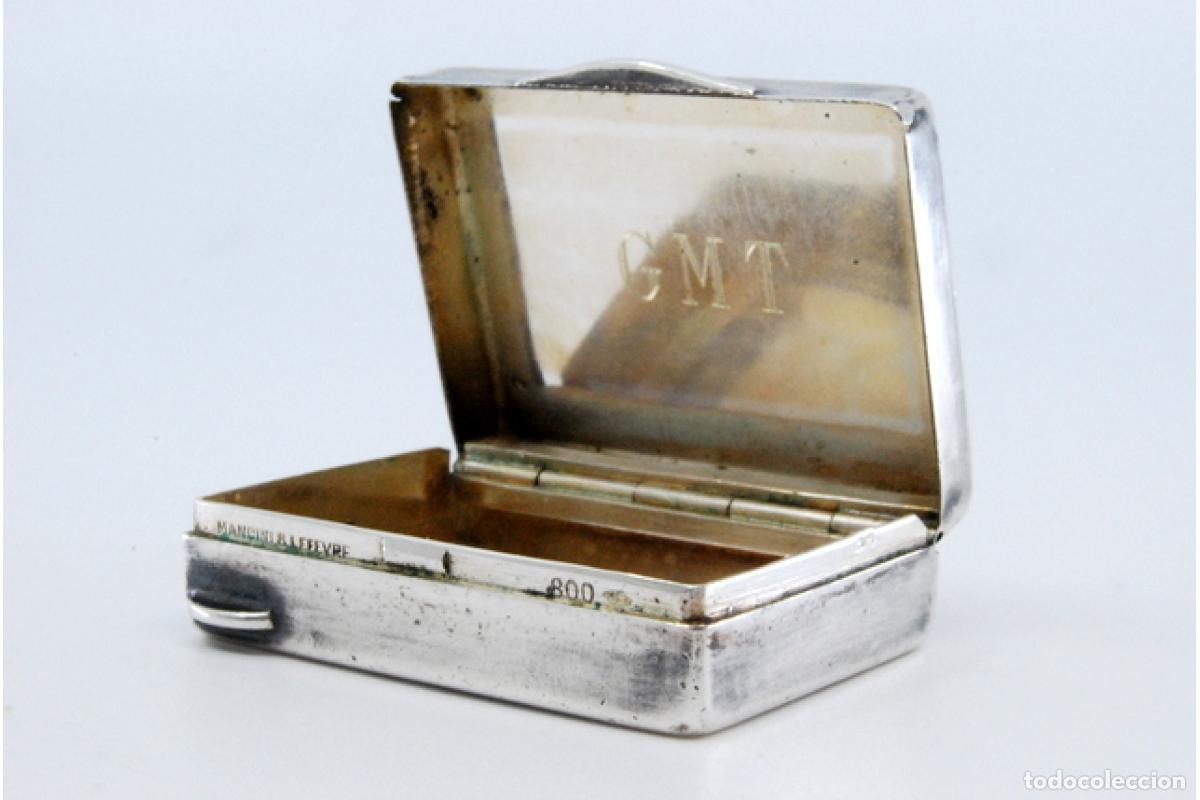 Antig&uuml;edades: Pastillero, en plata - Foto 6