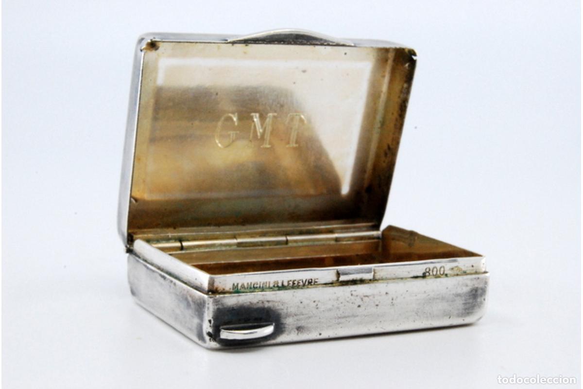 Antig&uuml;edades: Pastillero, en plata - Foto 7