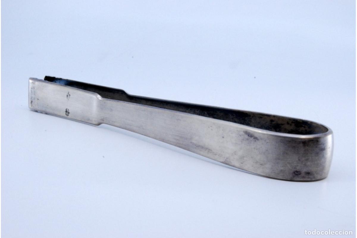 Antig&uuml;edades: Pinzas de plata para ensalada o pan. - Foto 3