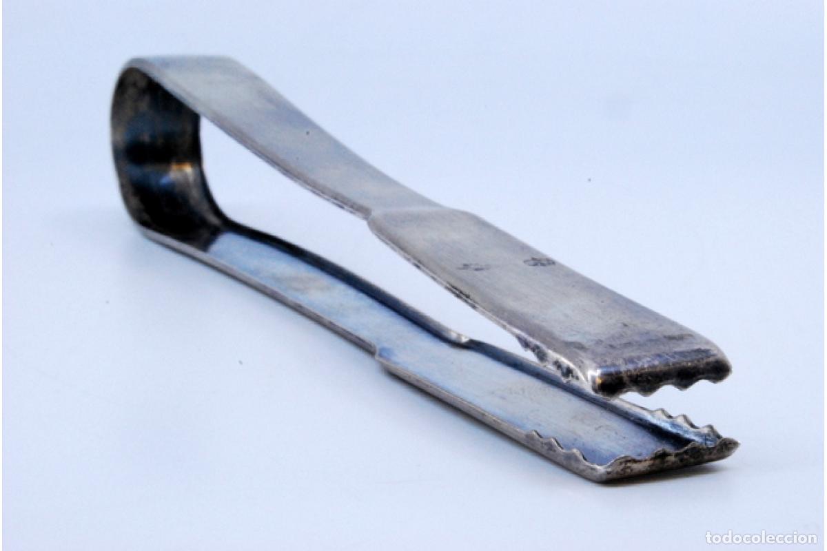 Antig&uuml;edades: Pinzas de plata para ensalada o pan. - Foto 4