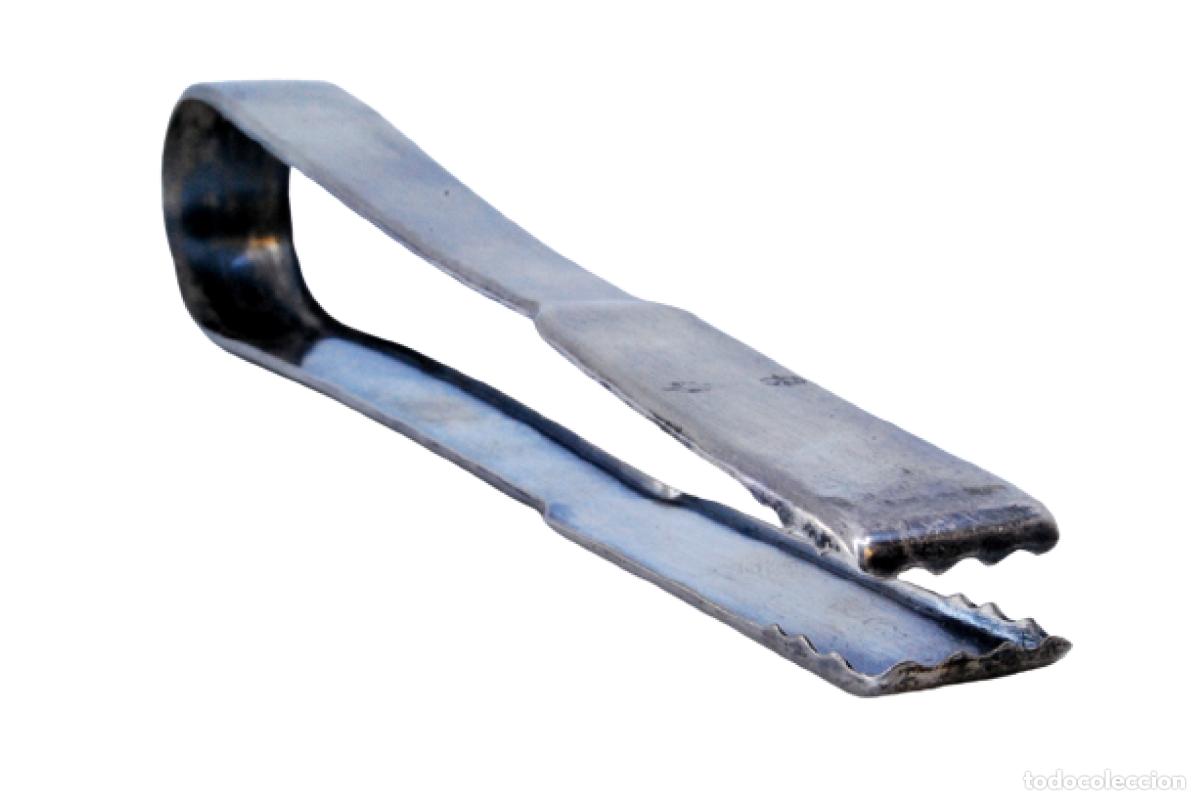 Antig&uuml;edades: Pinzas de plata para ensalada o pan. - Foto 1