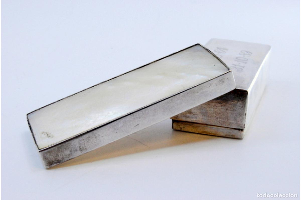 Antig&uuml;edades: Pastillero, en plata - Foto 5