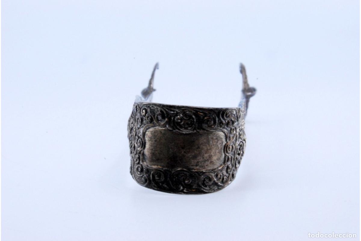 Antig&uuml;edades: Pinzas para hielo, en plata - Foto 6