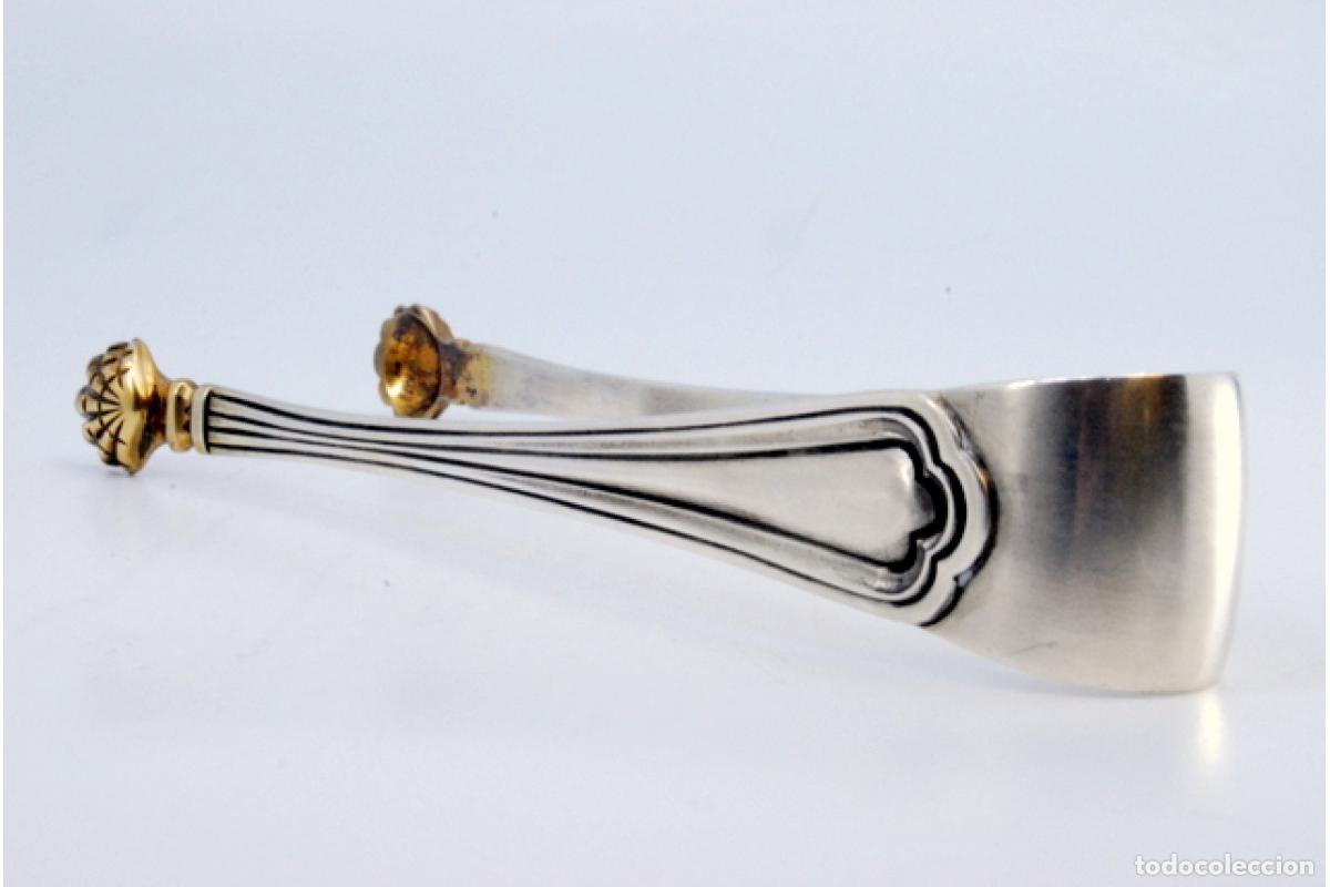 Antig&uuml;edades: Pinzas para hielo, en plata - Foto 3