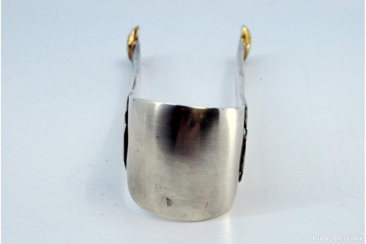 Antig&uuml;edades: Pinzas para hielo, en plata - Foto 6