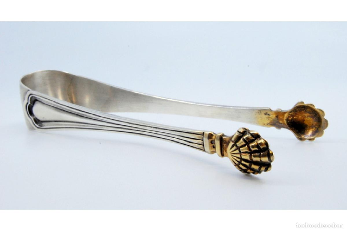Antig&uuml;edades: Pinzas para hielo, en plata - Foto 7