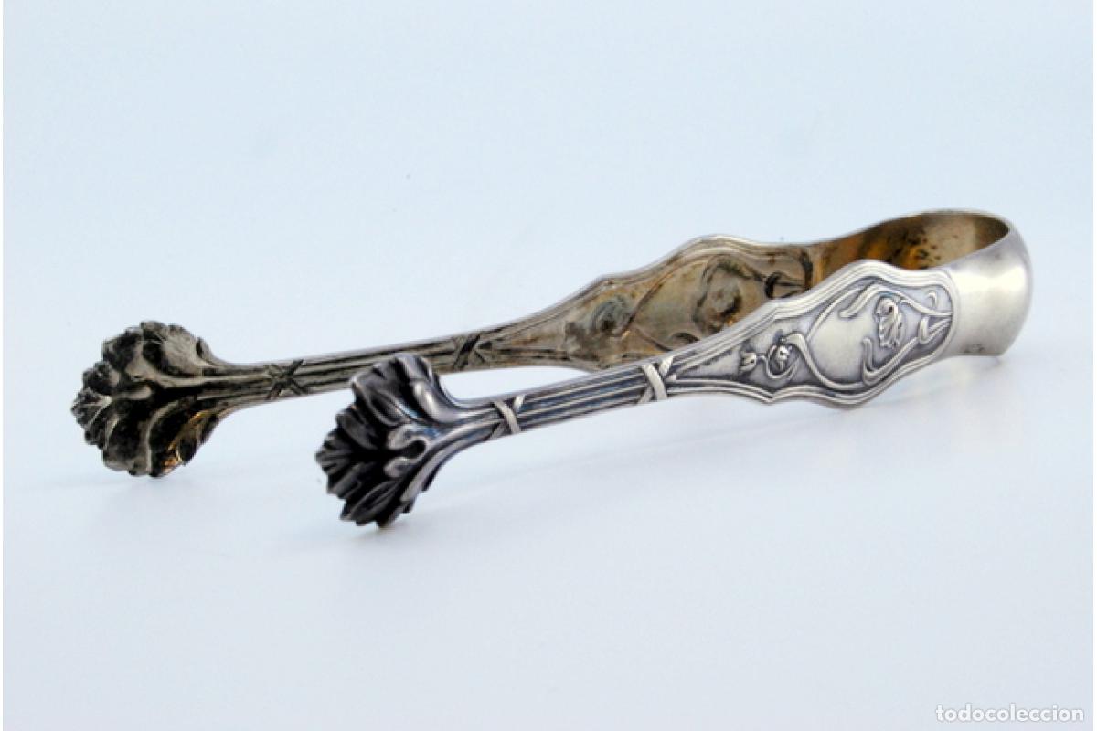 Antig&uuml;edades: Pinzas para az&uacute;car, de plata - Foto 5