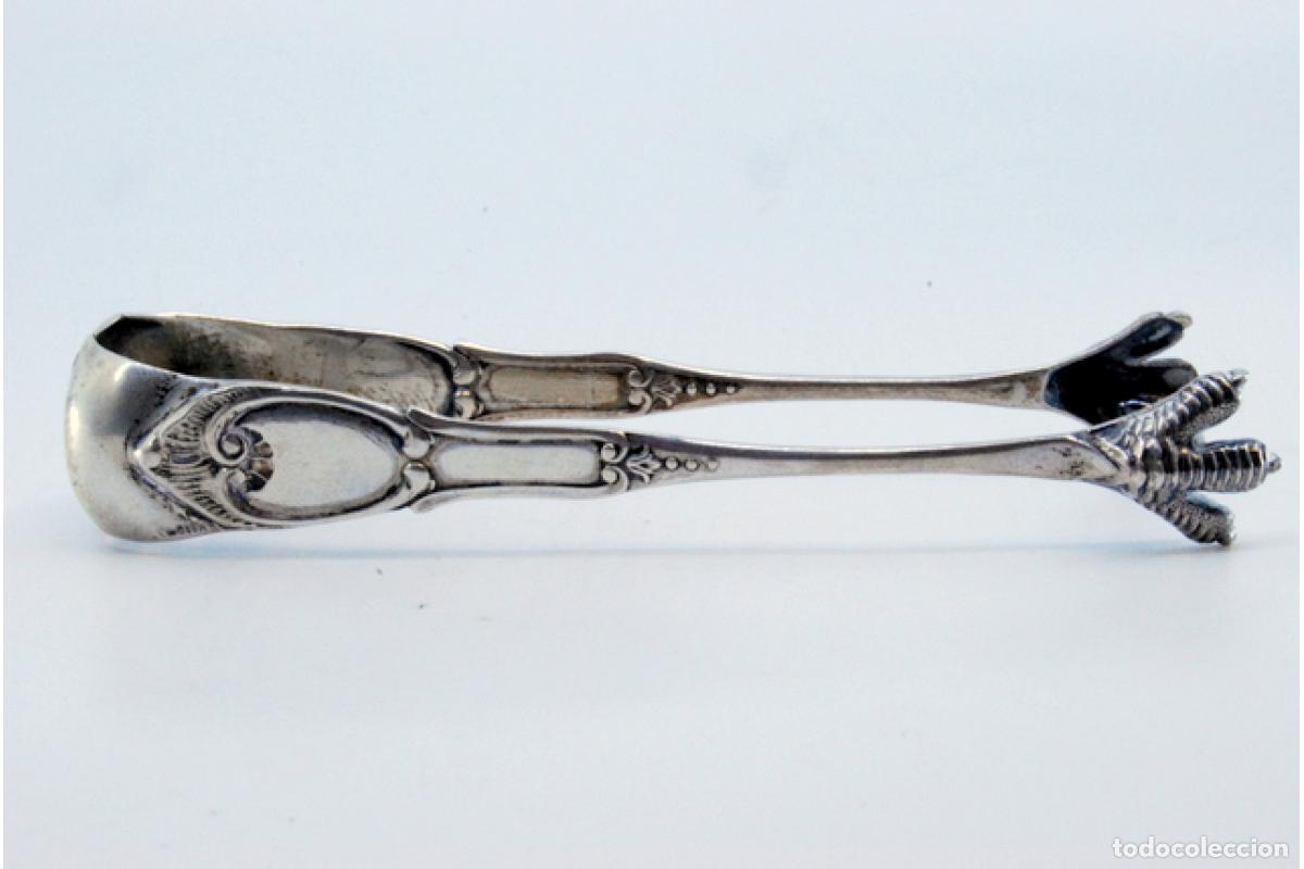 Antig&uuml;edades: Pinzas para hielo, en plata - Foto 2