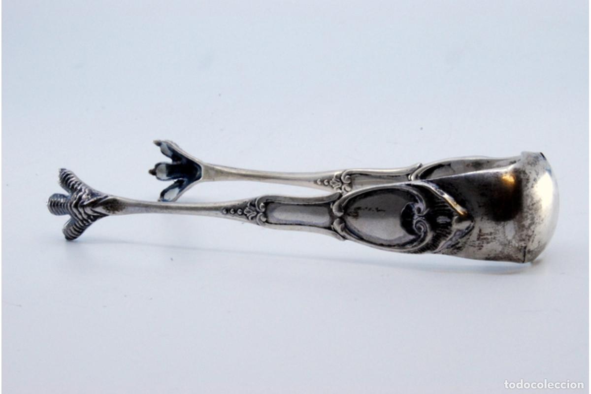 Antig&uuml;edades: Pinzas para hielo, en plata - Foto 7