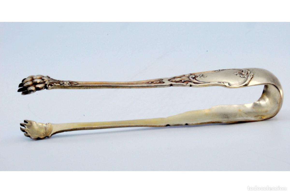 Antig&uuml;edades: Pinzas para hielo, en plata - Foto 6