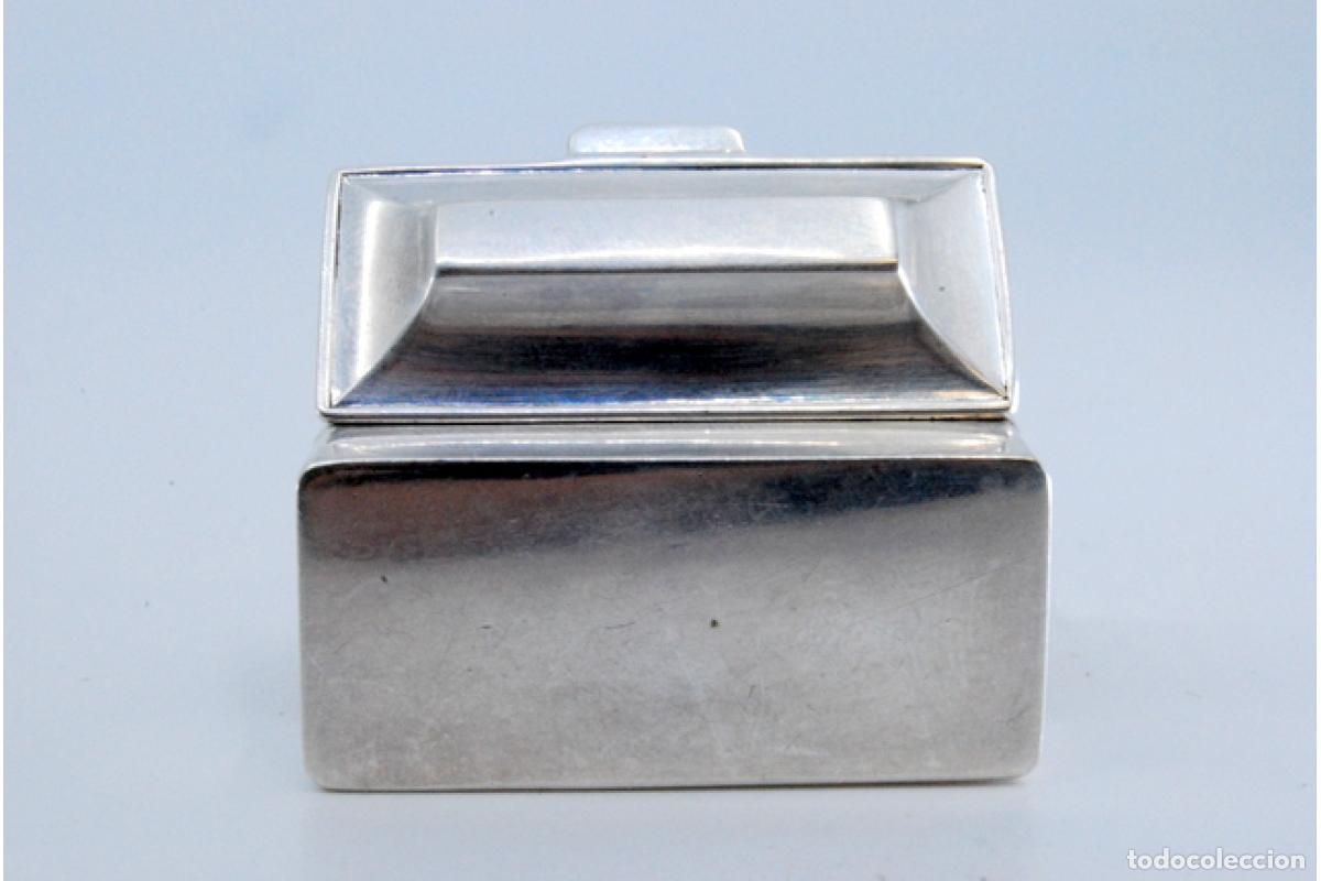 Antig&uuml;edades: Pastillero, en plata - Foto 10