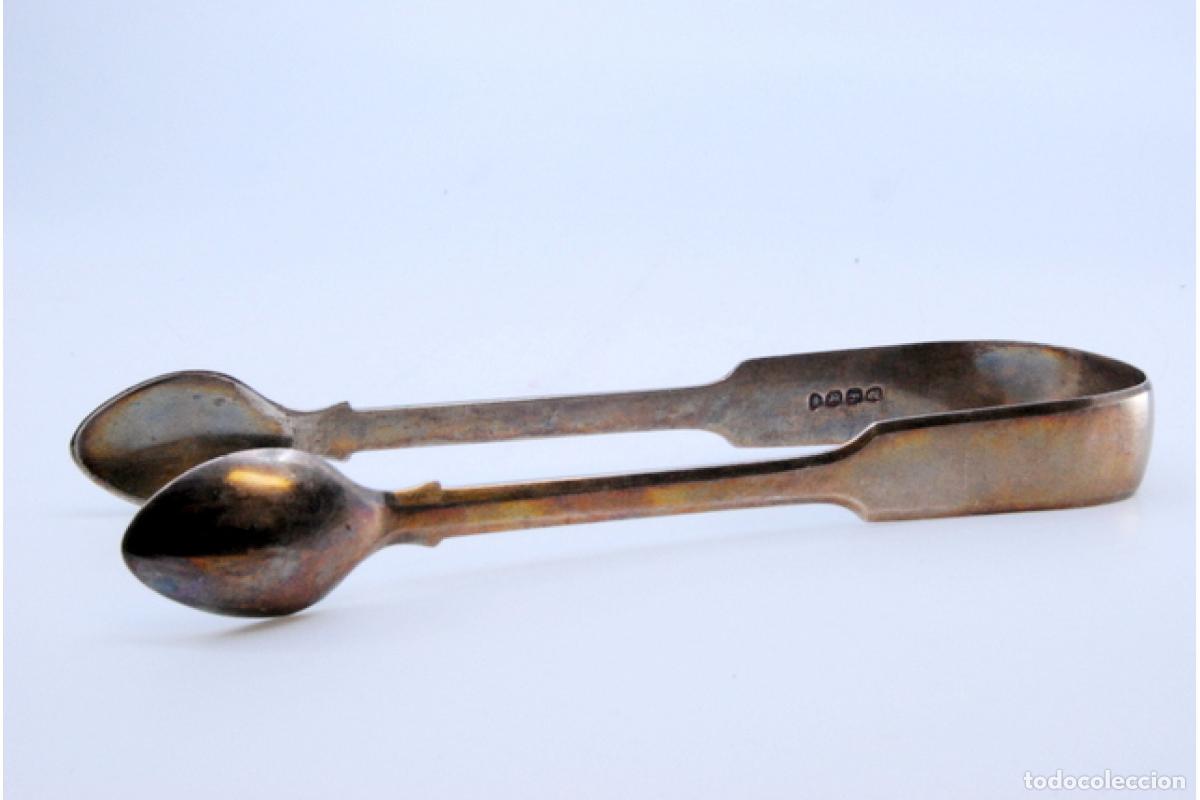 Antig&uuml;edades: Pinzas para az&uacute;car, de plata - Foto 3