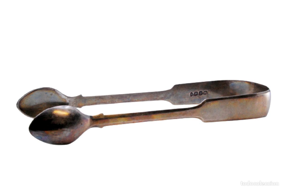 Antiquit&auml;ten: Pinzas para az&uacute;car, de plata