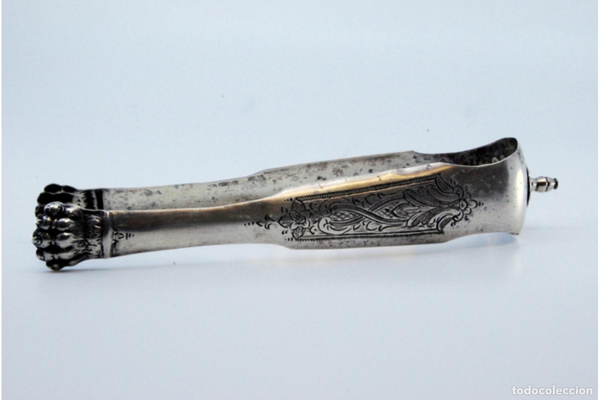 Antig&uuml;edades: Pinzas para hielo, en plata - Foto 7
