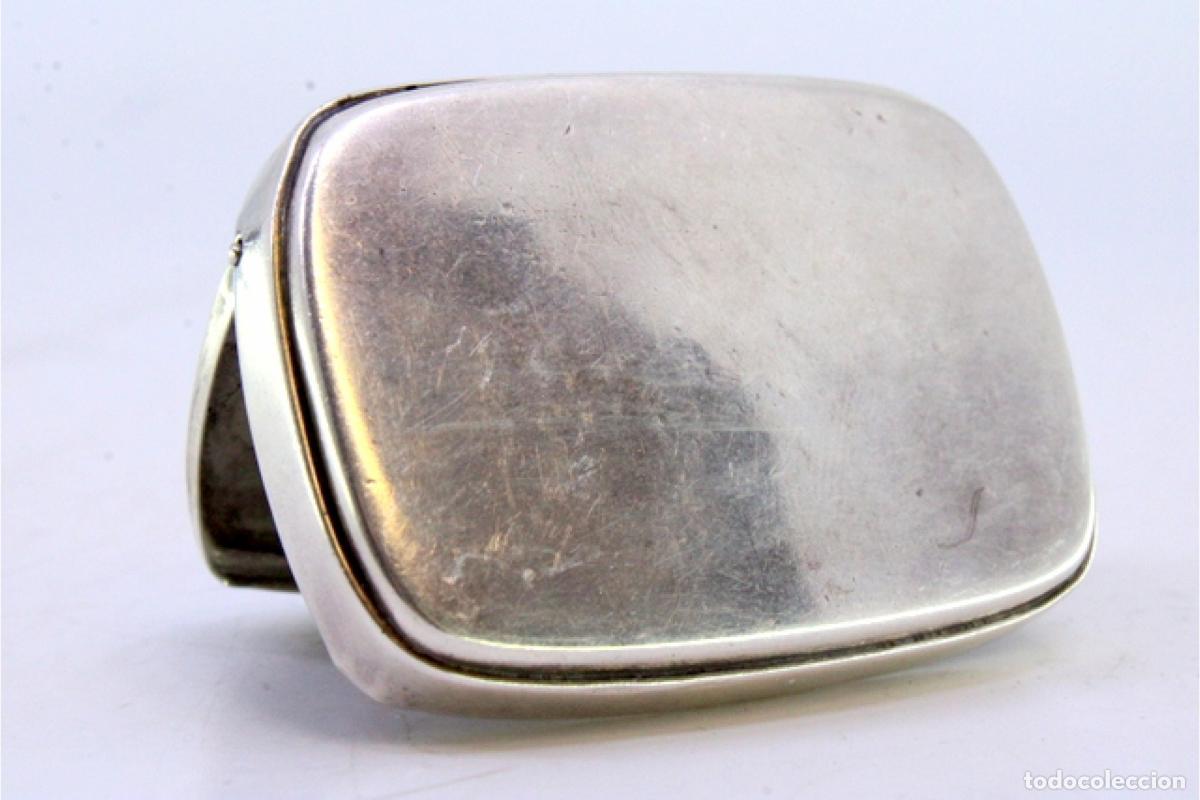 Antig&uuml;edades: Pastillero, en plata - Foto 5