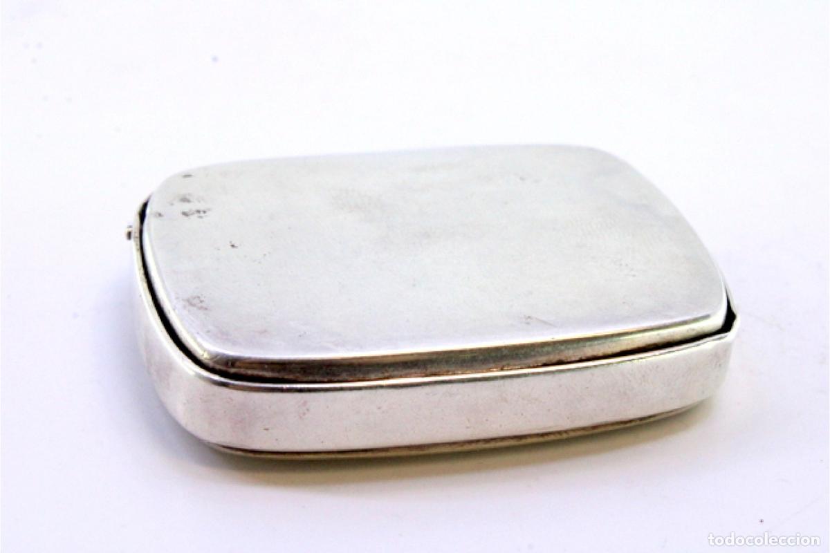 Antig&uuml;edades: Pastillero, en plata - Foto 6