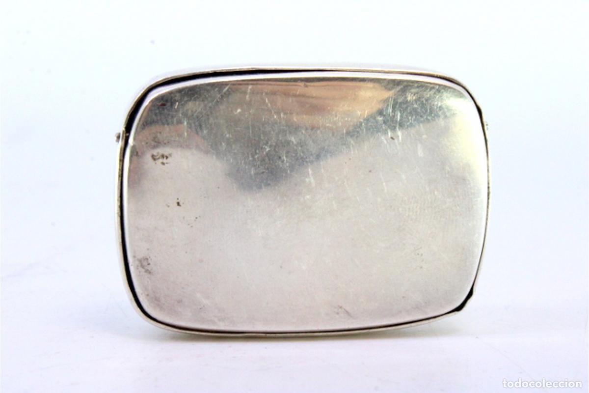 Antig&uuml;edades: Pastillero, en plata - Foto 7