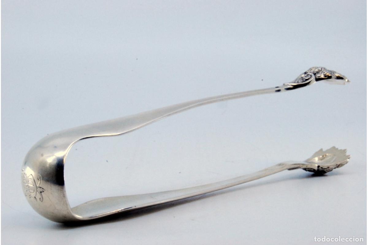 Antig&uuml;edades: Pinzas para az&uacute;car, de plata - Foto 2