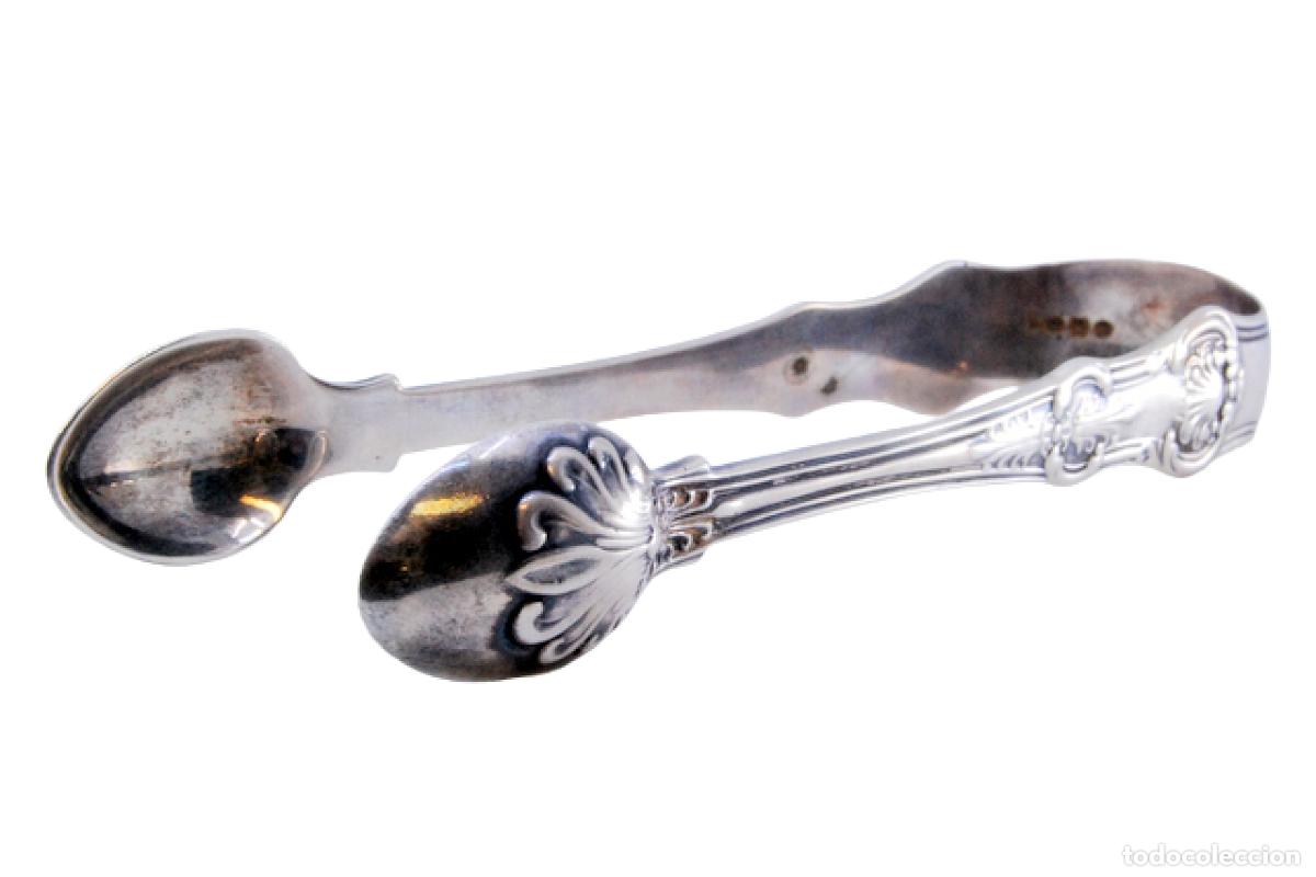 Antiguidades: Pinzas para az&uacute;car, de plata