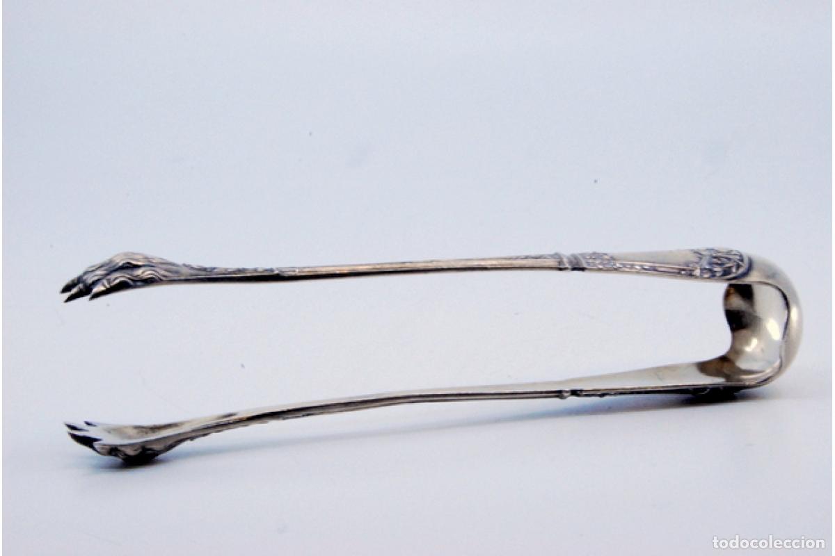 Antig&uuml;edades: Pinzas para hielo, en plata - Foto 3