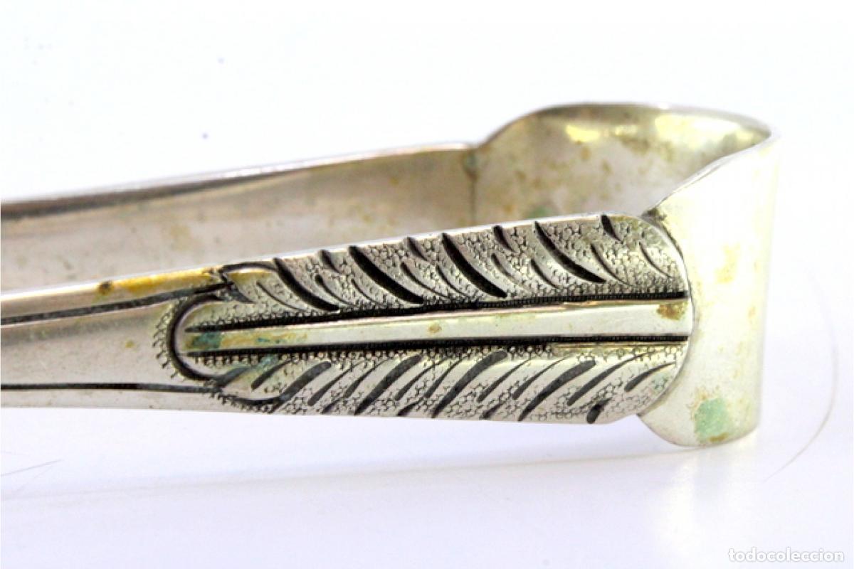 Antig&uuml;edades: Pinzas para hielo, en plata - Foto 2