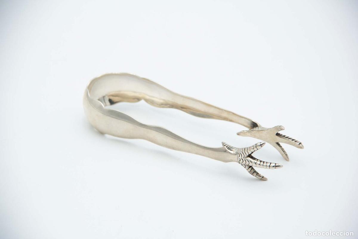 Antiquit&auml;ten: Pinzas para hielo, en plata
