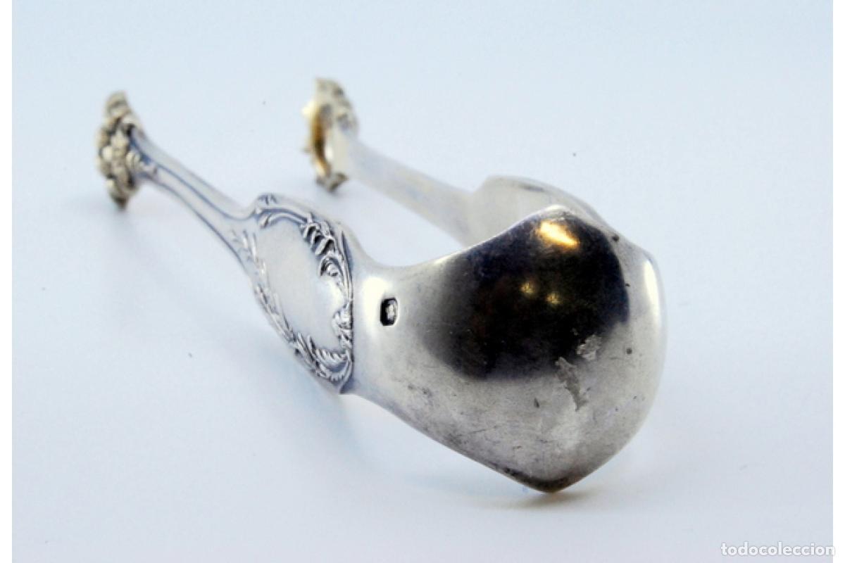 Antig&uuml;edades: Pinzas para hielo, en plata - Foto 3
