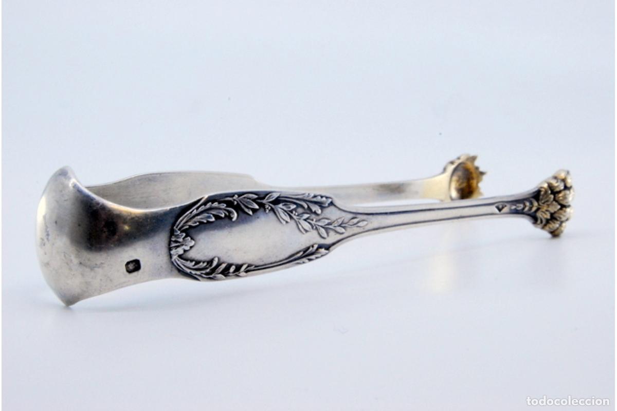 Antig&uuml;edades: Pinzas para hielo, en plata - Foto 7