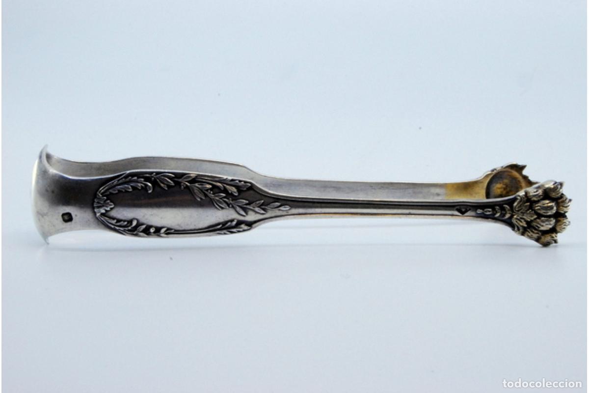 Antig&uuml;edades: Pinzas para hielo, en plata - Foto 9