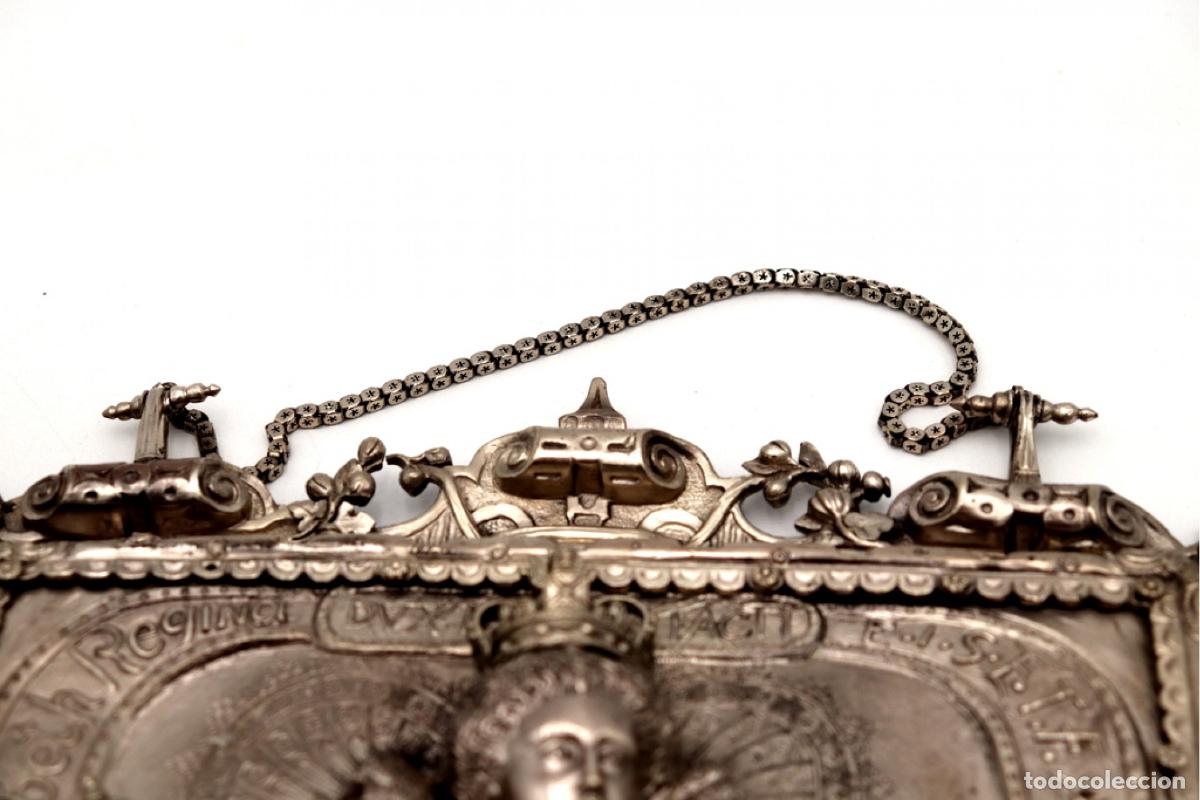 Antig&uuml;edades: Placa de plata - Reina Isabel I - Foto 4