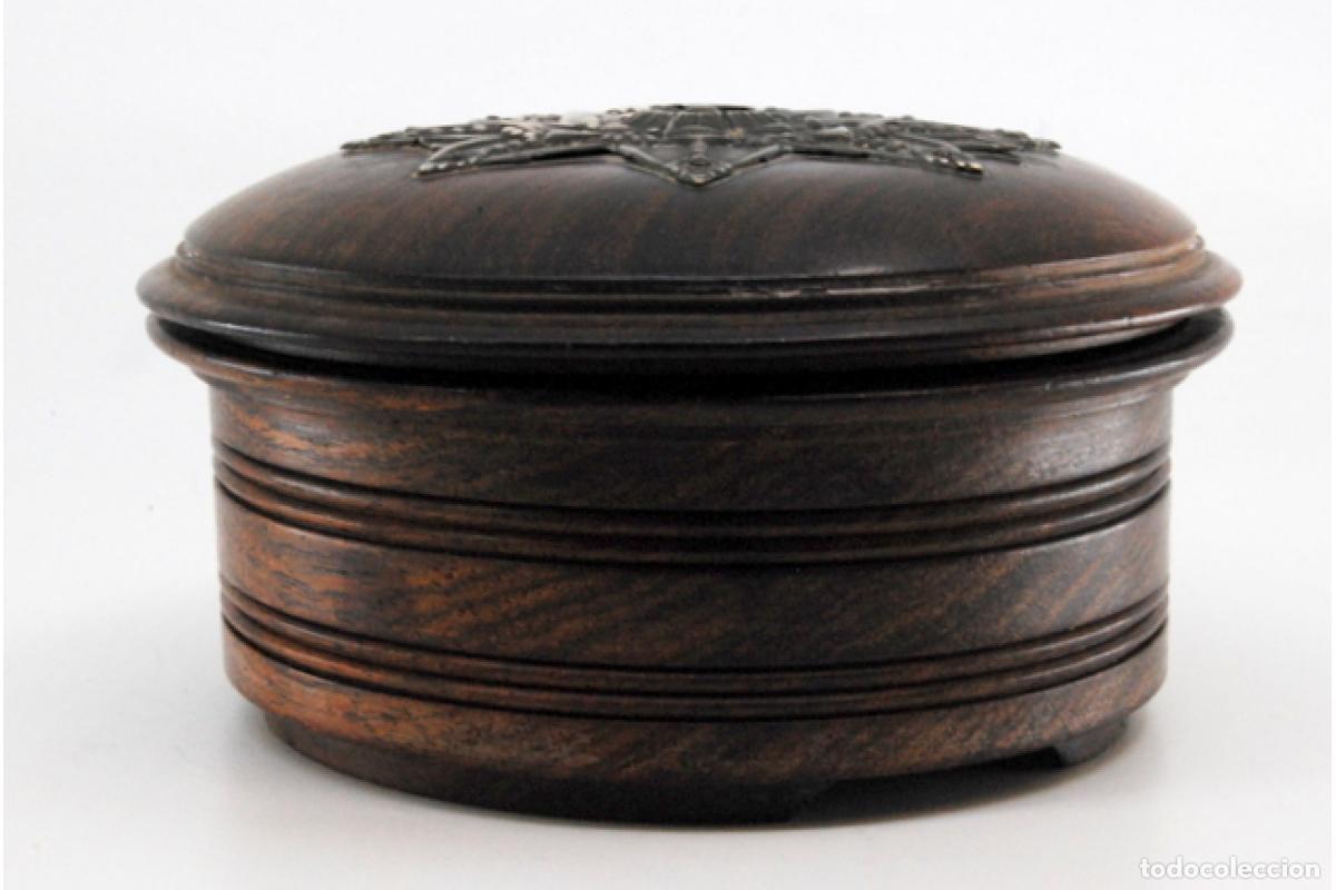 Antig&uuml;edades: Joyero, hecho de madera y plata. - Foto 2