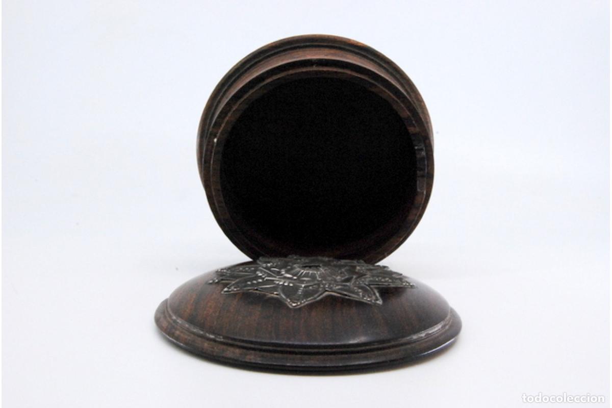 Antig&uuml;edades: Joyero, hecho de madera y plata. - Foto 3