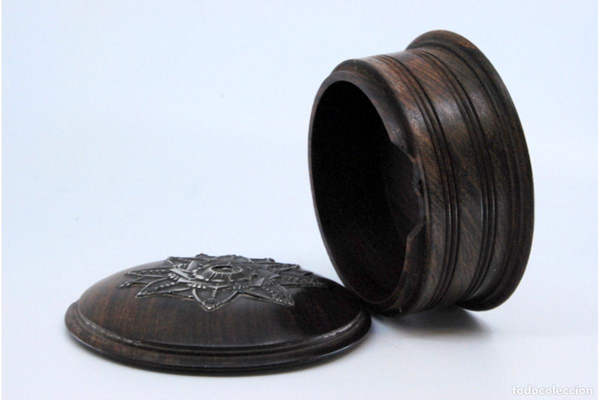 Antig&uuml;edades: Joyero, hecho de madera y plata. - Foto 4