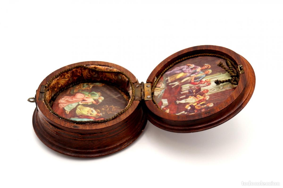 Antig&uuml;edades: Joyero, hecho de madera y plata. - Foto 4