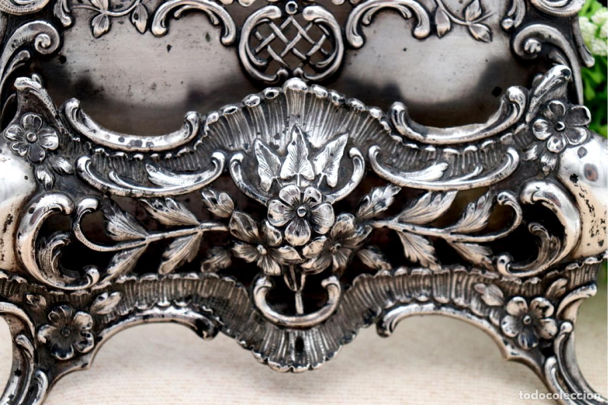 Antig&uuml;edades: Soporte para sobres de plata - Foto 3
