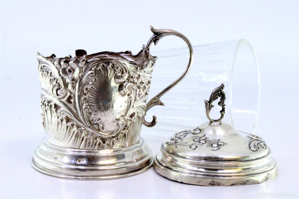 Antig&uuml;edades: Portavasos de plata - Foto 3