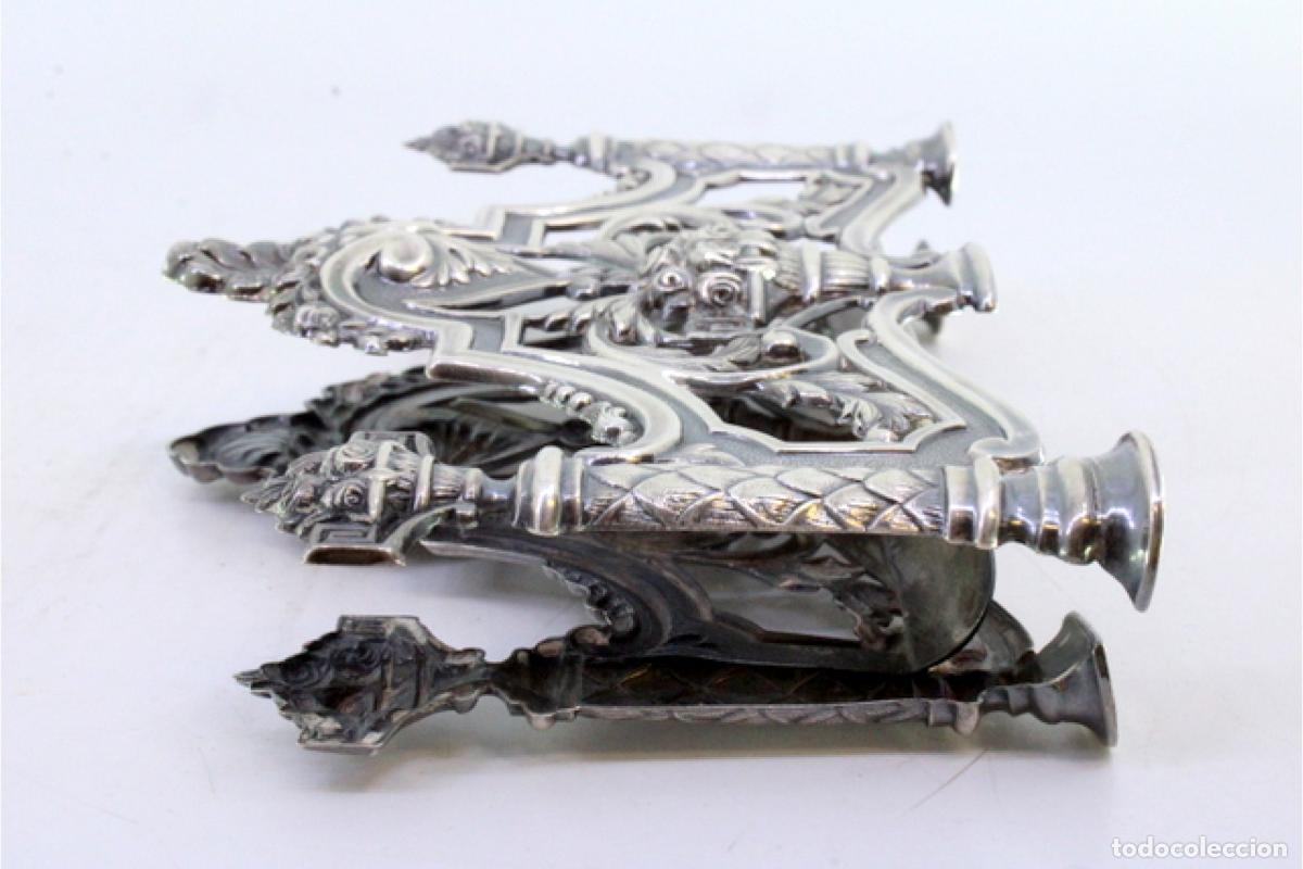 Antig&uuml;edades: Servilletero de plata - Foto 3