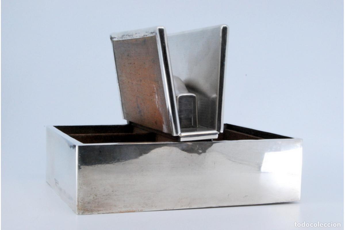 Antig&uuml;edades: Caja de tabaco, en plata - Foto 5