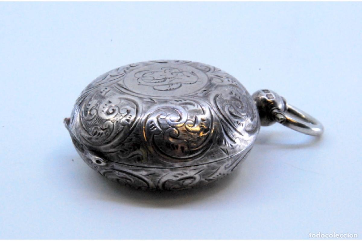 Antig&uuml;edades: Soporte Libra de plata - Foto 2