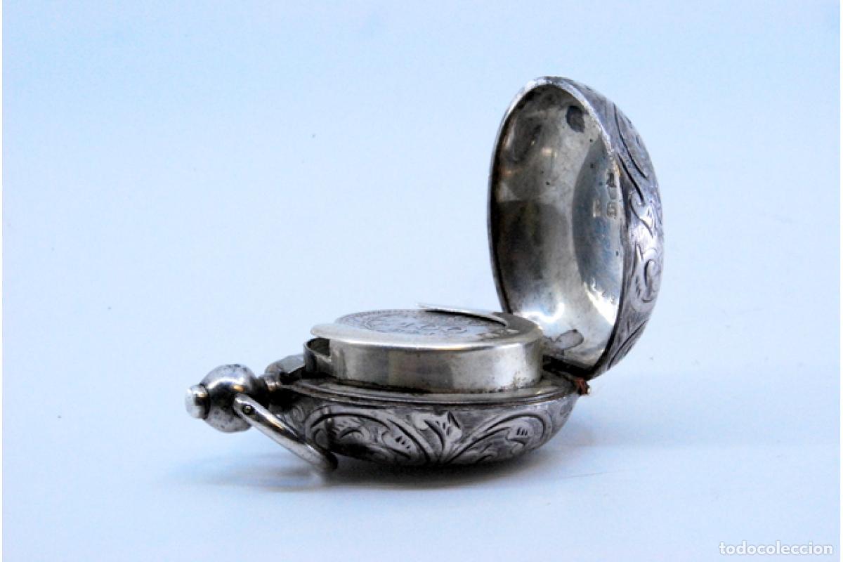 Antig&uuml;edades: Soporte Libra de plata - Foto 5