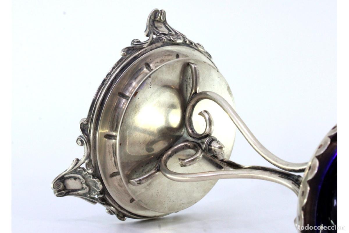 Antig&uuml;edades: Portavelas de plata para altar - Foto 5