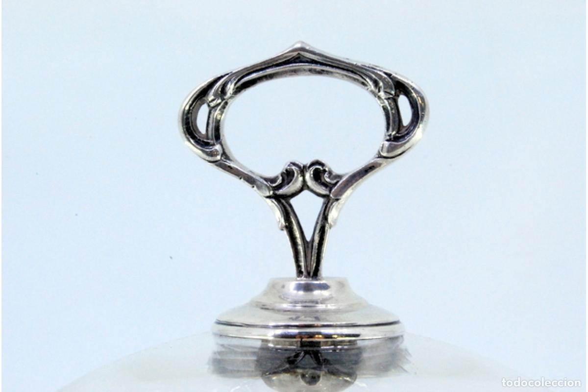 Antig&uuml;edades: plato de queso de plata - Foto 3