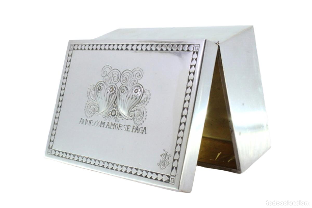 Antiquit&auml;ten: joyero de plata