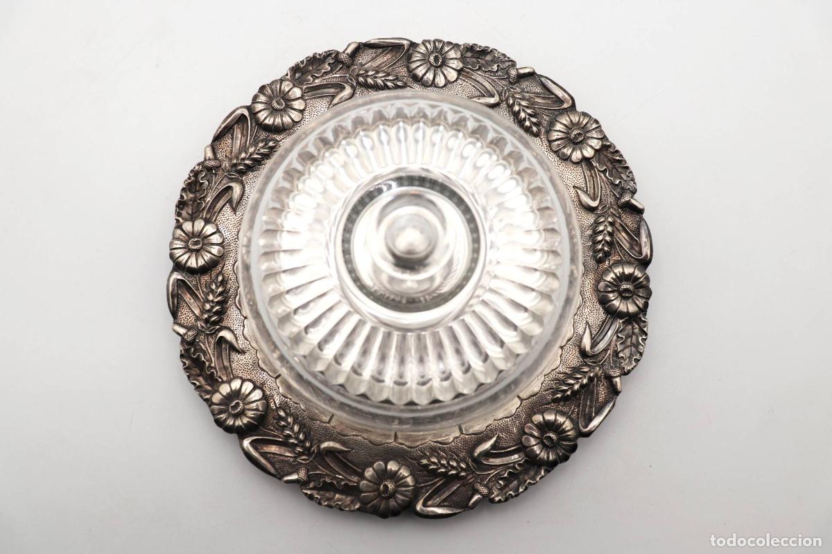 Antig&uuml;edades: plato de queso de plata - Foto 5