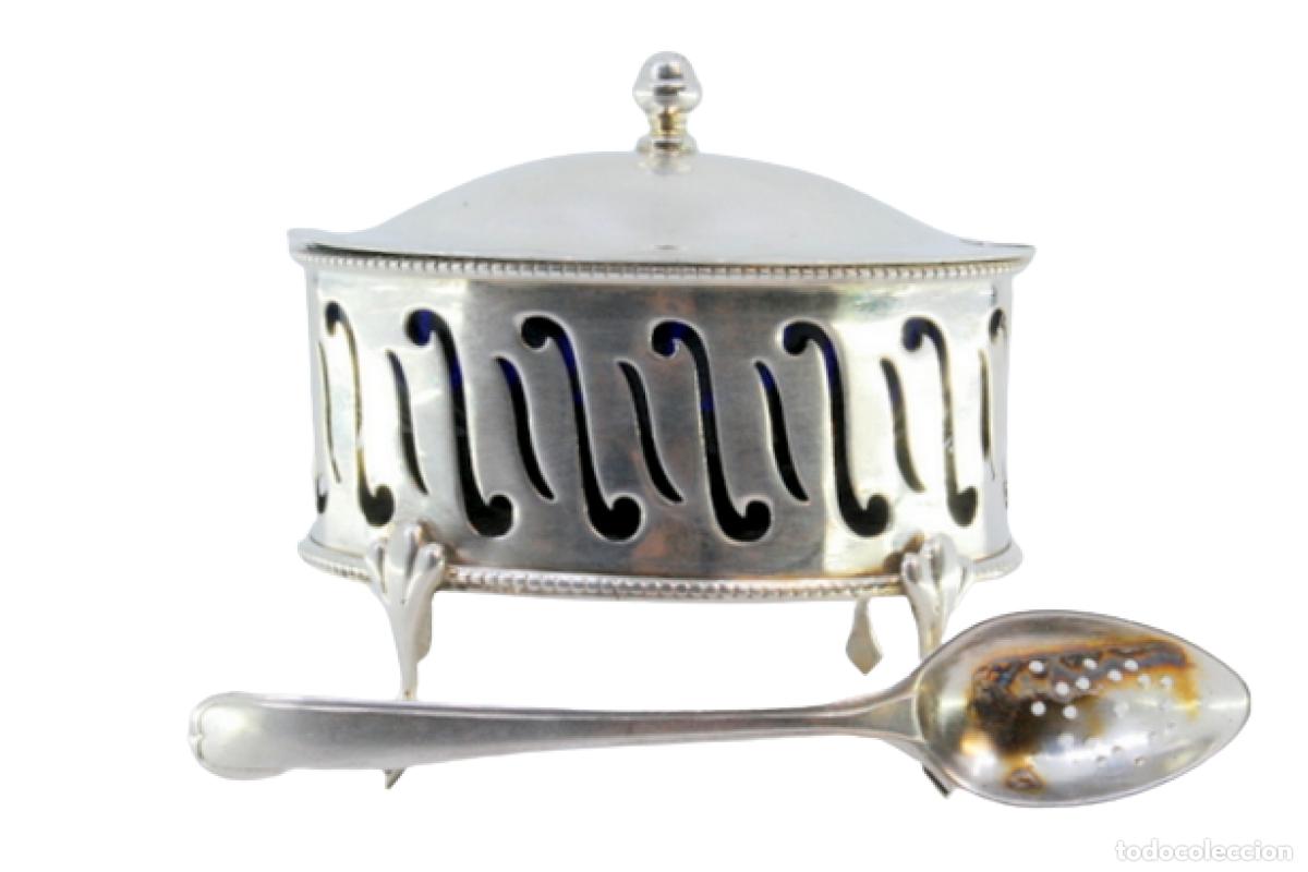 Antiquit&eacute;s: azucarero de plata