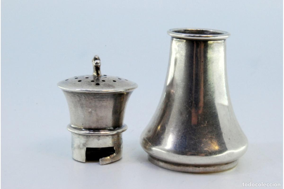 Antig&uuml;edades: salero de plata - Foto 2