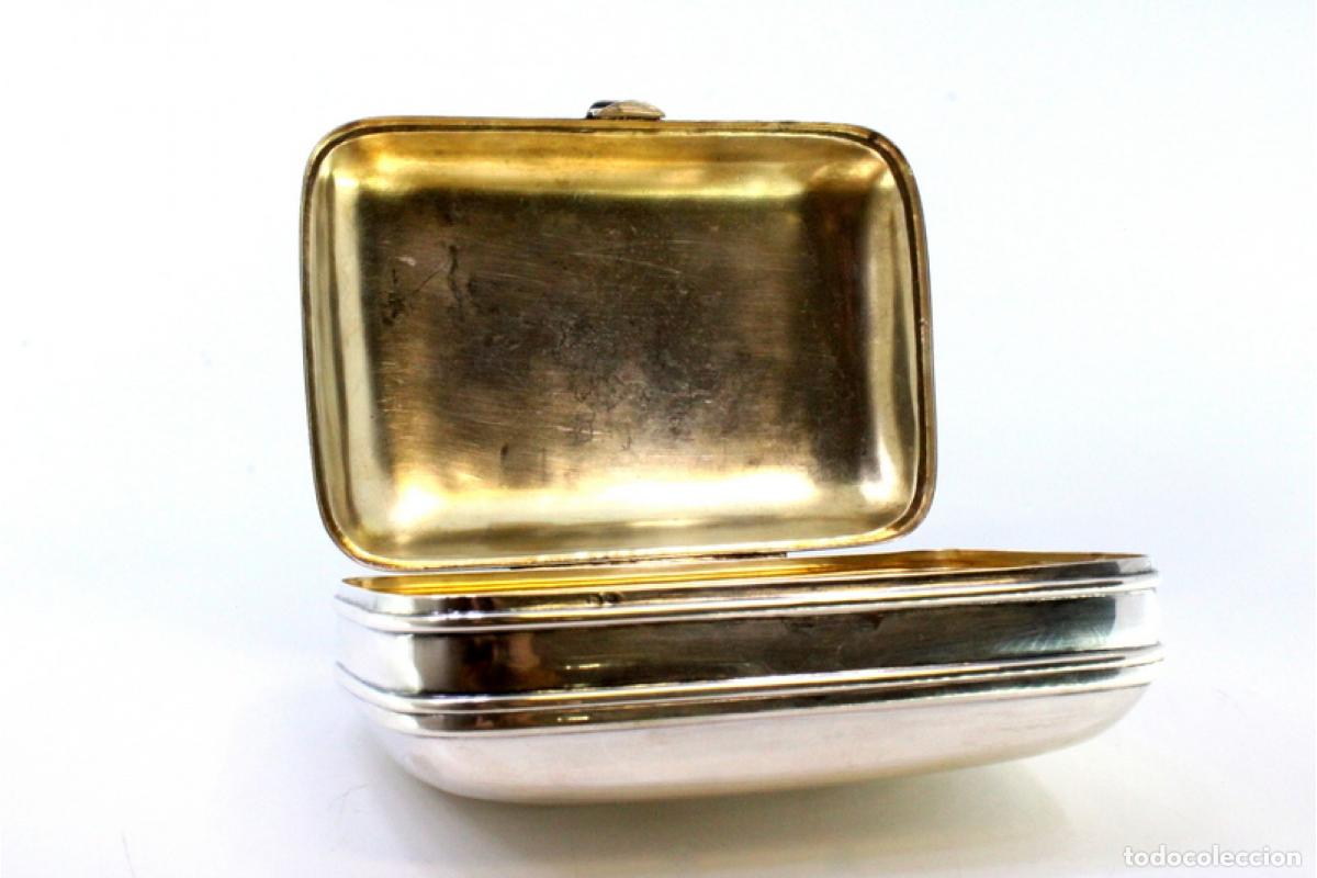 Antig&uuml;edades: jabonera de plata - Foto 2